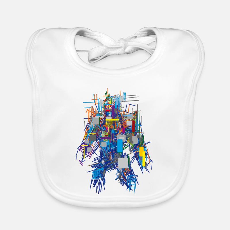 Cyber Android Résumé Bavoir bio Bébé