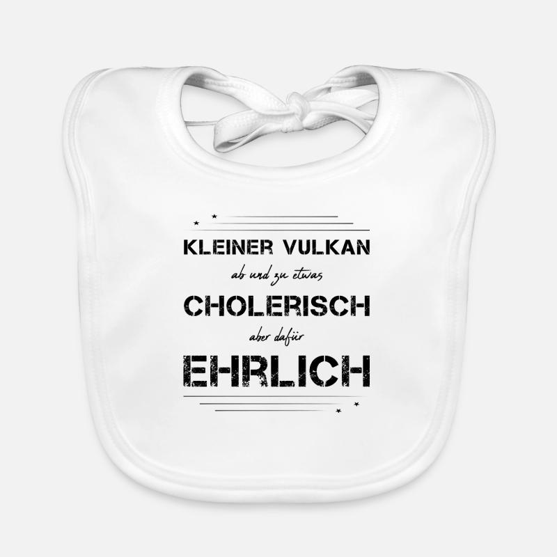 cholerisch ehrlich Choleriker Baby Bio-Lätzchen