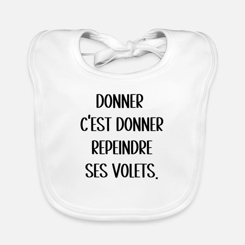 donner c'est donner Bavoir bio Bébé