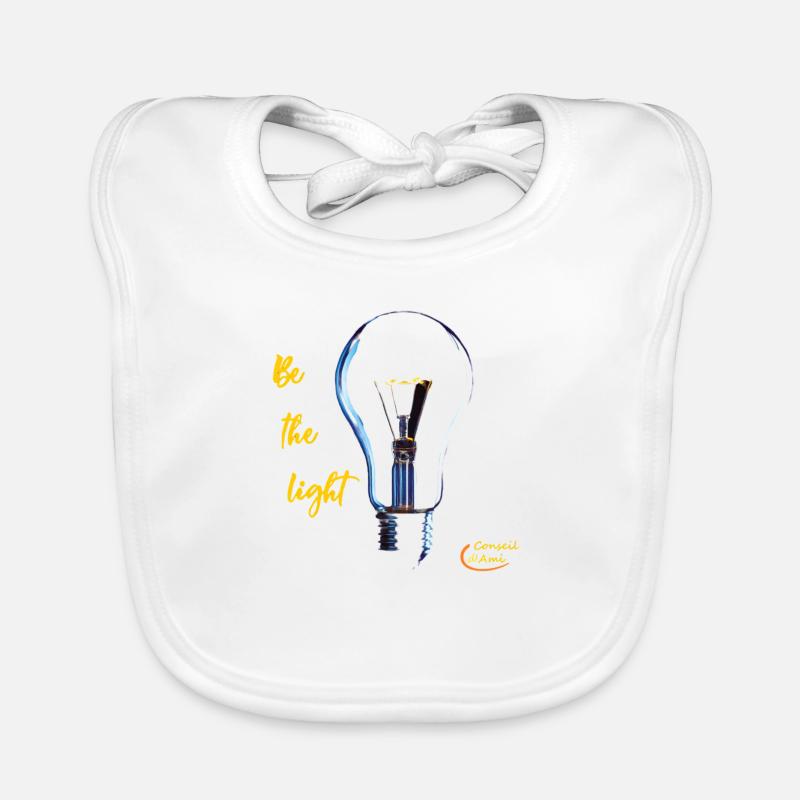 98 - Be the light Bavoir bio Bébé