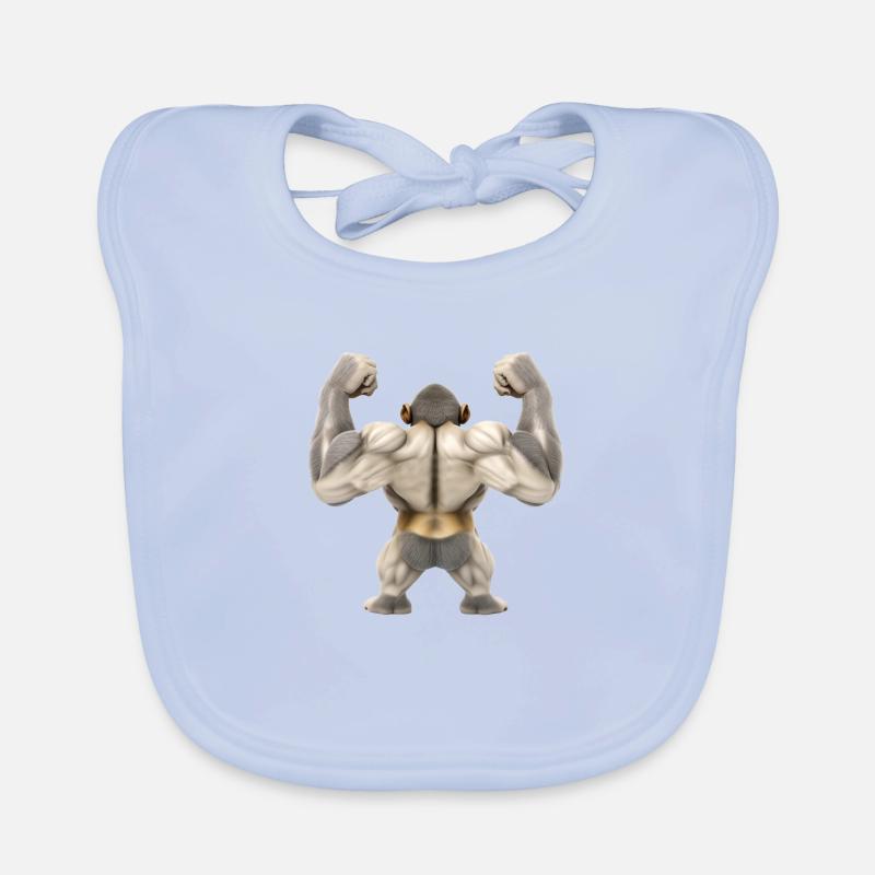 Flexender Monkey Organic Baby Bibs