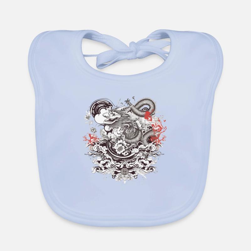 Chinese folklore Organic Baby Bibs