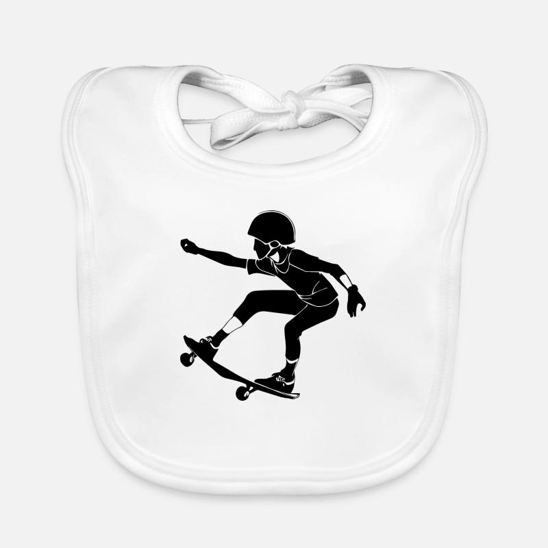 skateboard Bavoir bio Bébé