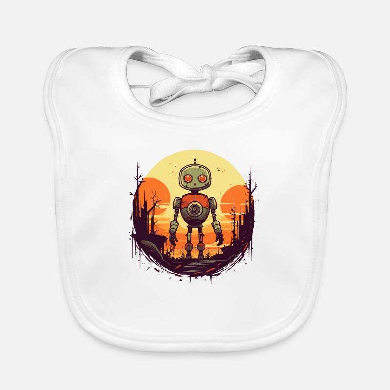 Robot Baby Bio-Lätzchen