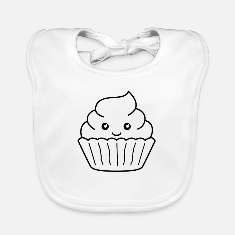 sweet cupcake Baby Bio-Lätzchen