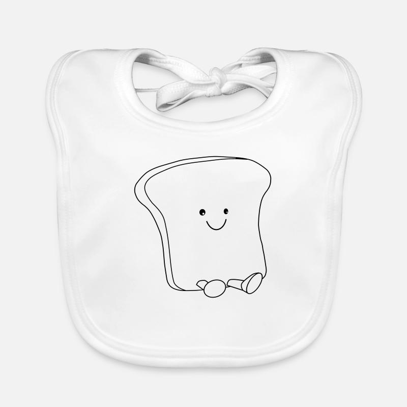 Süßer Toast Baby Bio-Lätzchen