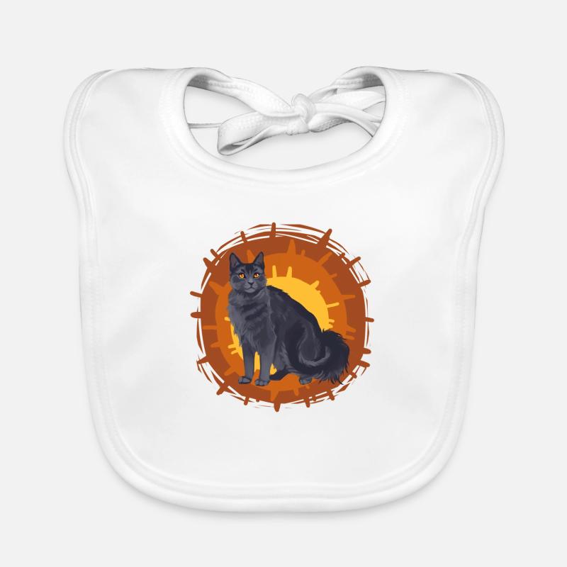 Grestreipe Graustreif Warrior Cats Graue Katze Baby Bio-Lätzchen