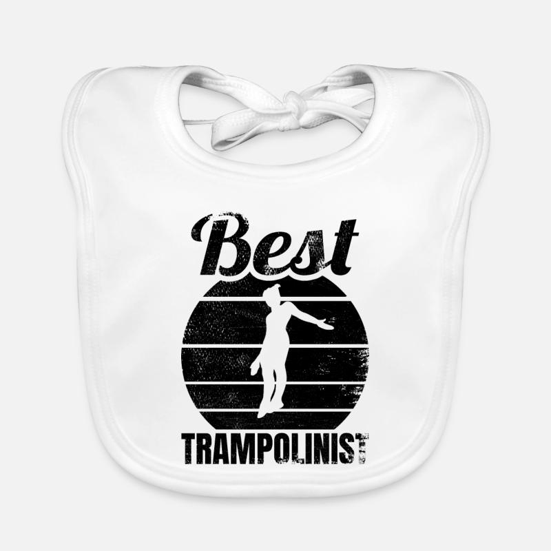 Bester Trampolinspringer Baby Bio-Lätzchen