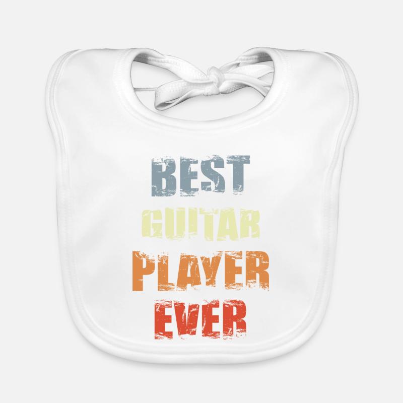 Guitariste Bast Bavoir bio Bébé