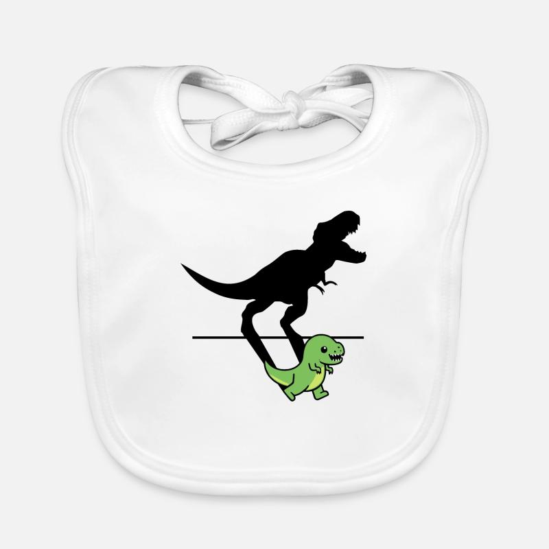 Trex avec ombre Bavoir bio Bébé