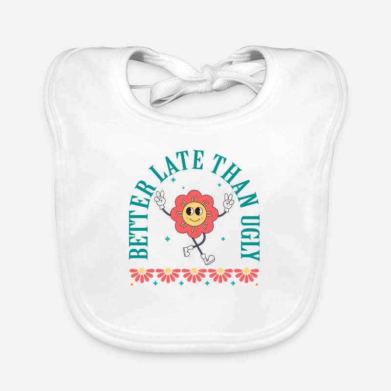 Better Late Than Ugly Organic Baby Bibs