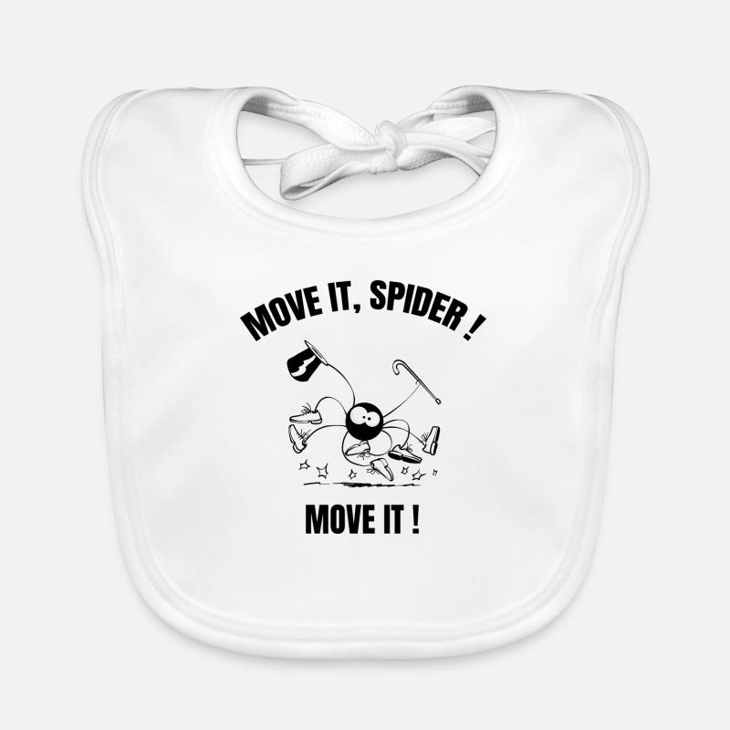Beth the Spider - Stepptanz (mit Text) Baby Bio-Lätzchen