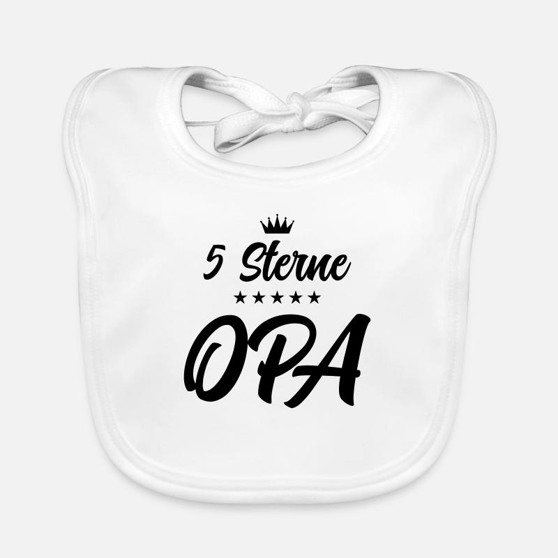 opa 5 sterne Baby Bio-Lätzchen