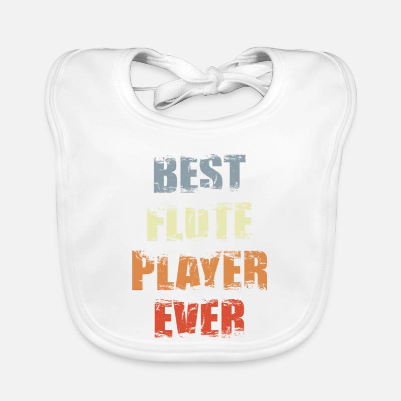 Bester Flötist Baby Bio-Lätzchen