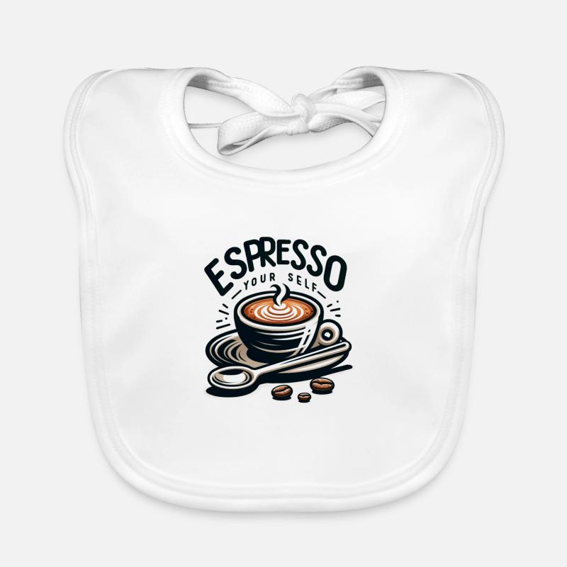 Espresso yourself Organic Baby Bibs
