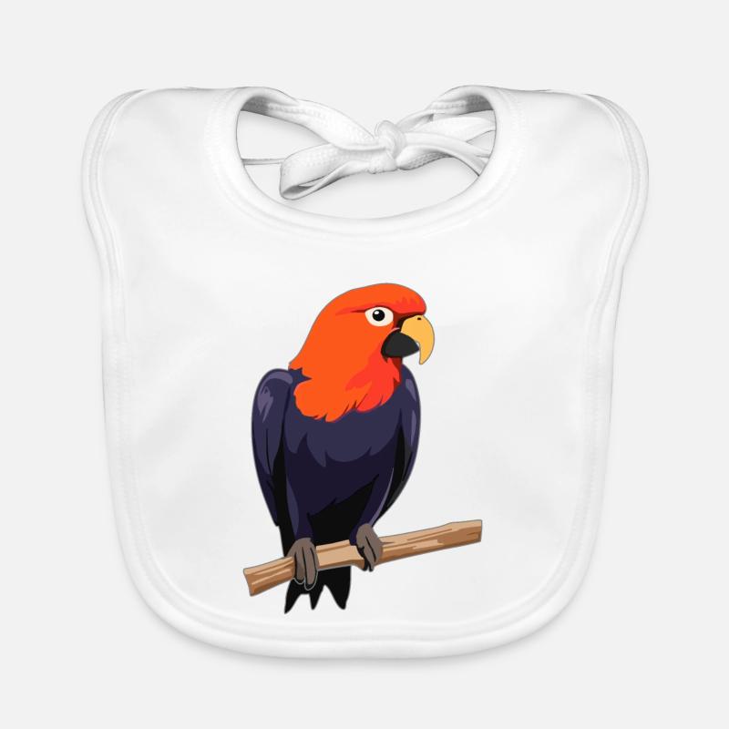 Oiseau perroquet Bavoir bio Bébé