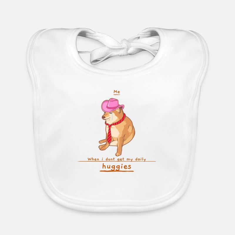 Need hugs! Organic Baby Bibs