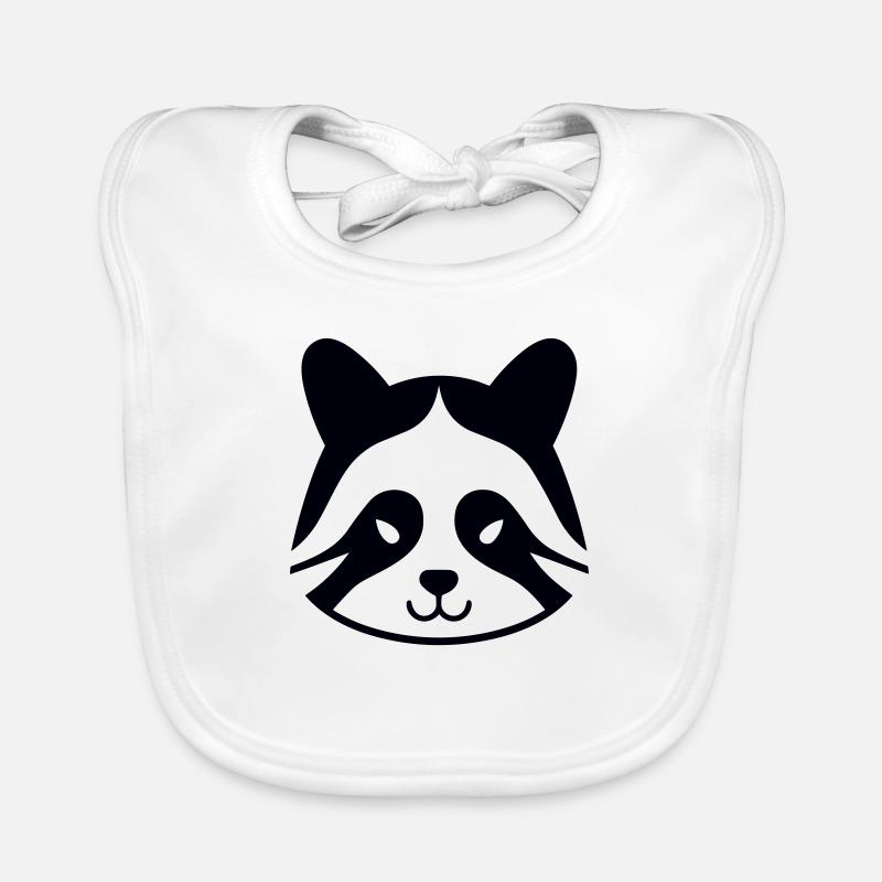Panda Head Organic Baby Bibs