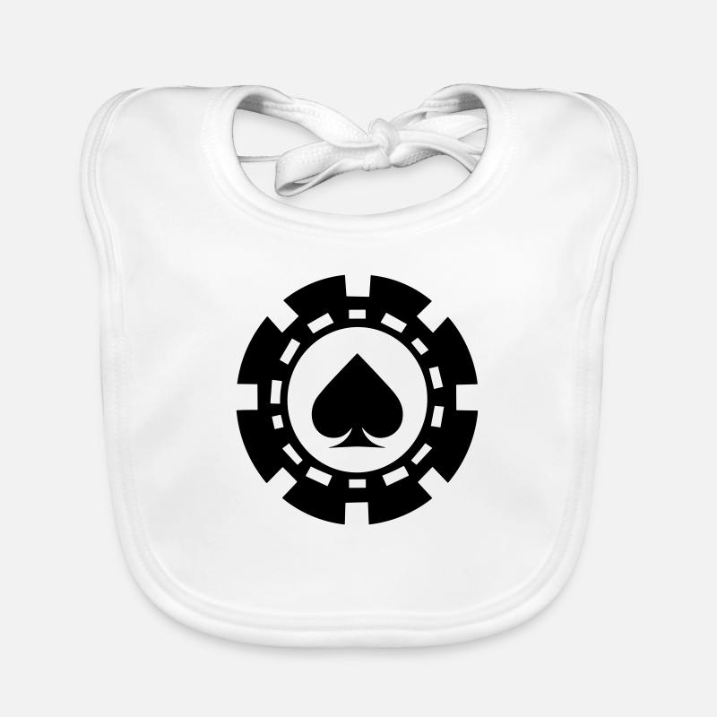 Jeton de poker Bavoir bio Bébé