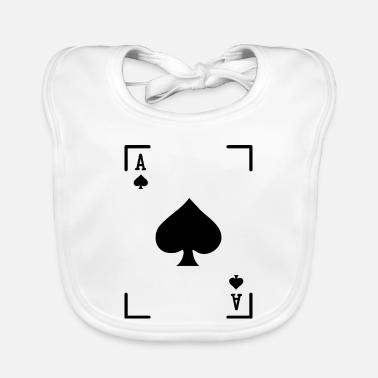Gioco di carte Gioco d'azzardo Gioco d'azzardo Poker Lotteria Bavaglino ecologico per neonato
