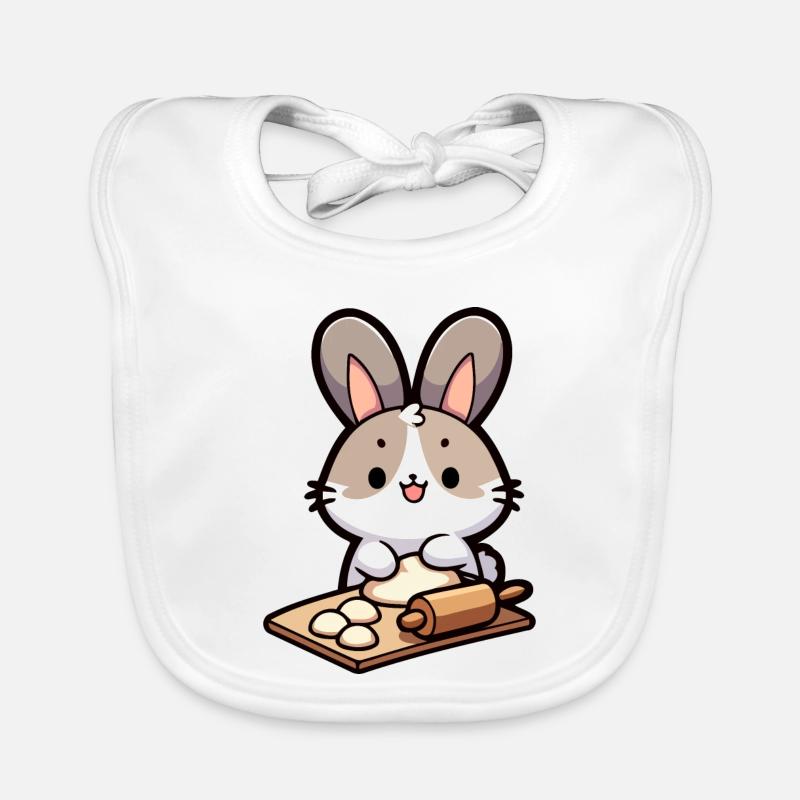 Bunny Baker: The Dough Delighter Organic Baby Bibs