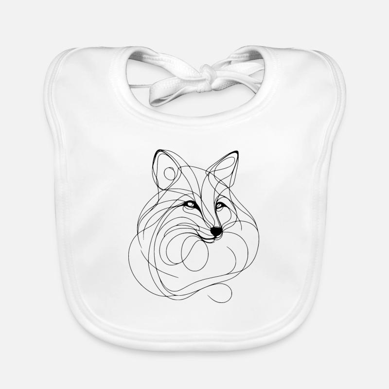 Line fox Organic Baby Bibs