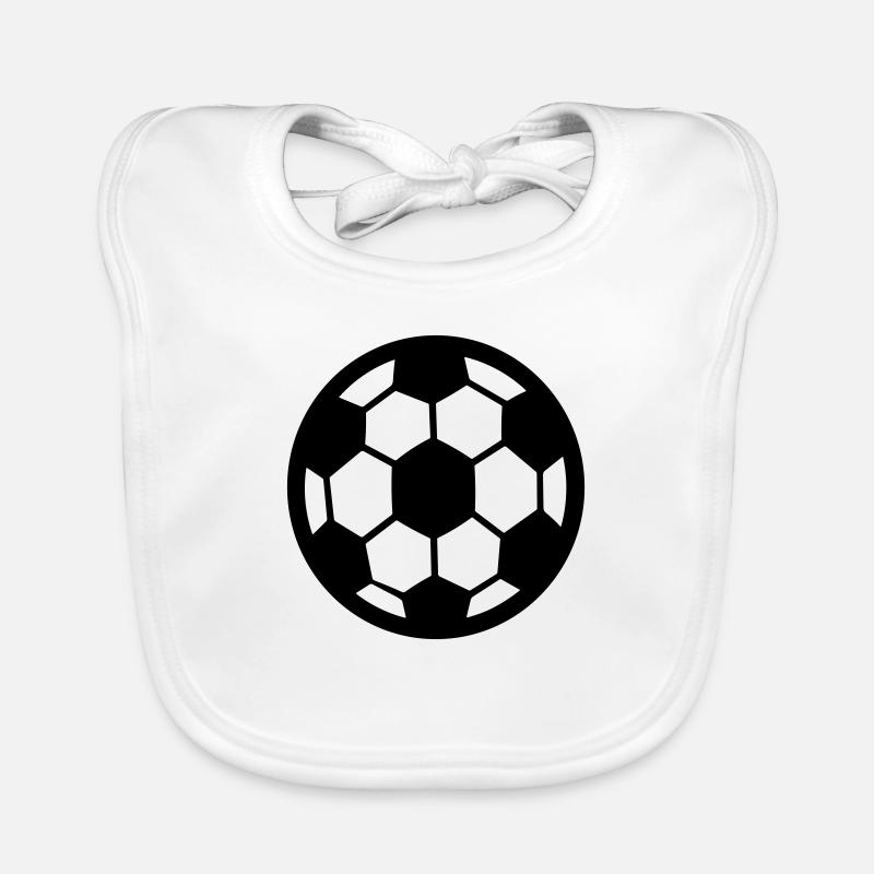 Soccer Ball Organic Baby Bibs