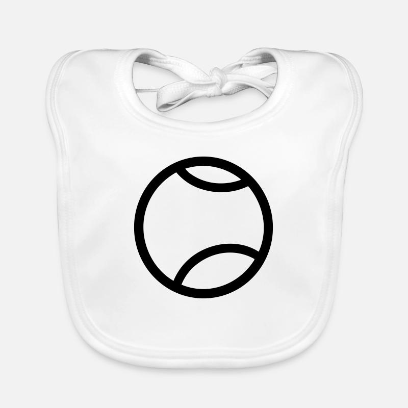 Tennis ball Organic Baby Bibs