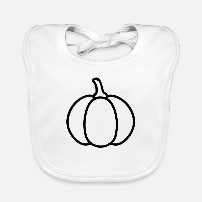 citrouille Bavoir bio Bébé