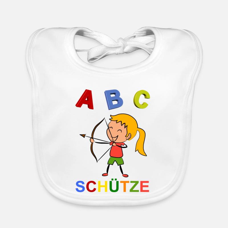 Kind Einschulung Baby Bio-Lätzchen