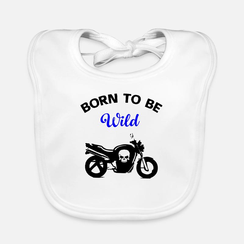 motorcycle Organic Baby Bibs