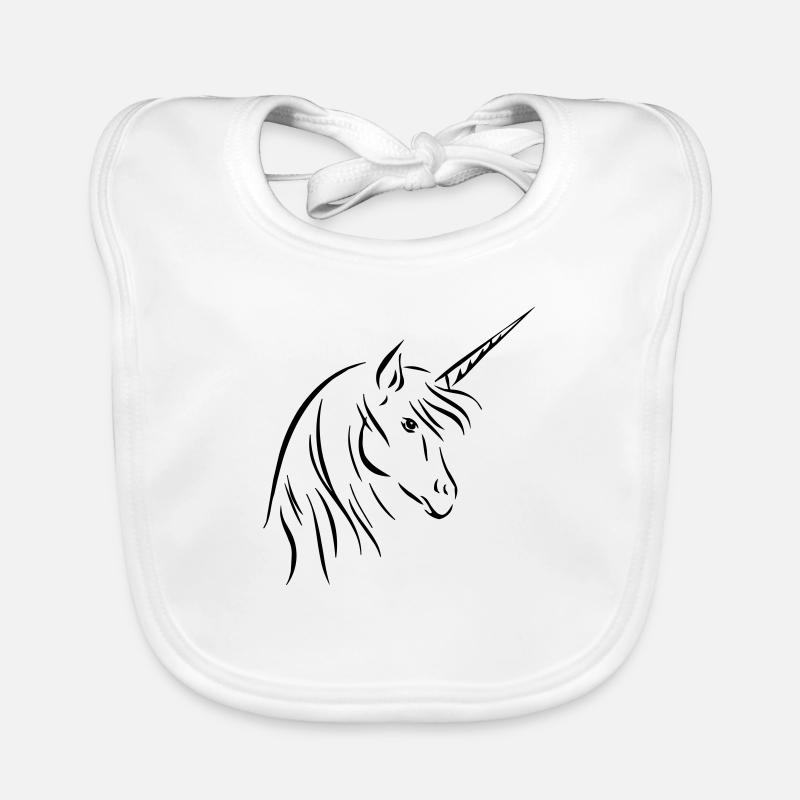 Unicorn Organic Baby Bibs