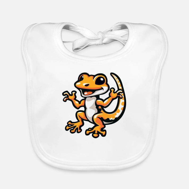 gecko tier Baby Bio-Lätzchen