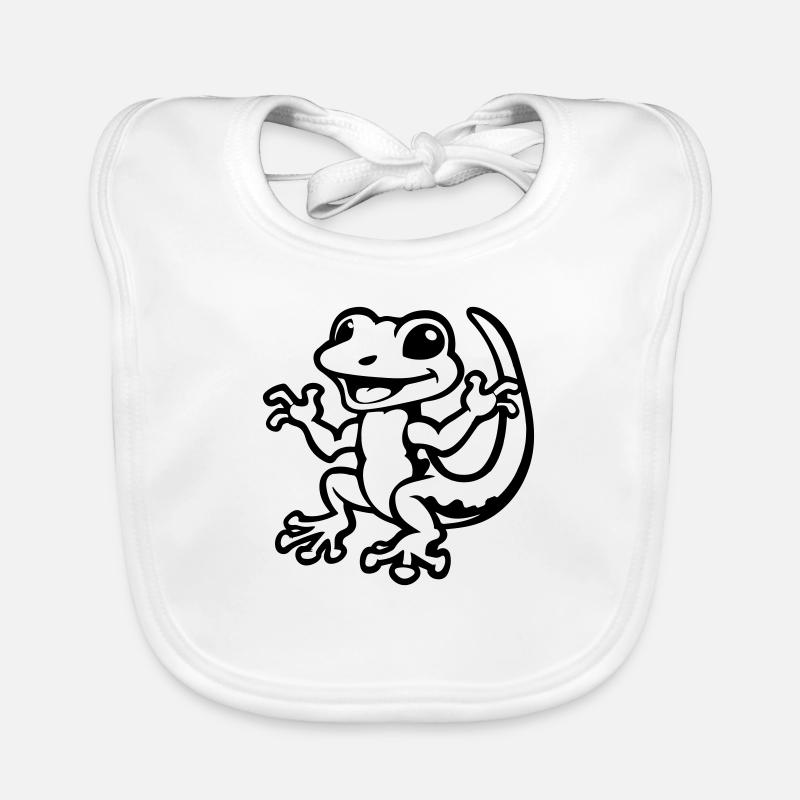 gecko tier Baby Bio-Lätzchen