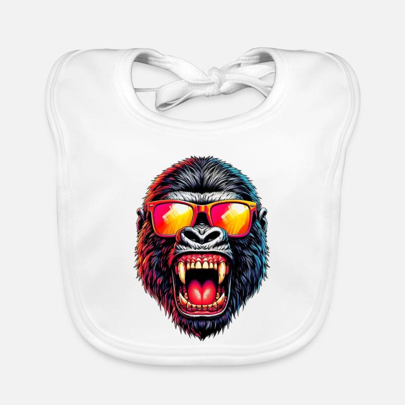 Gorilla Baby Bio-Lätzchen