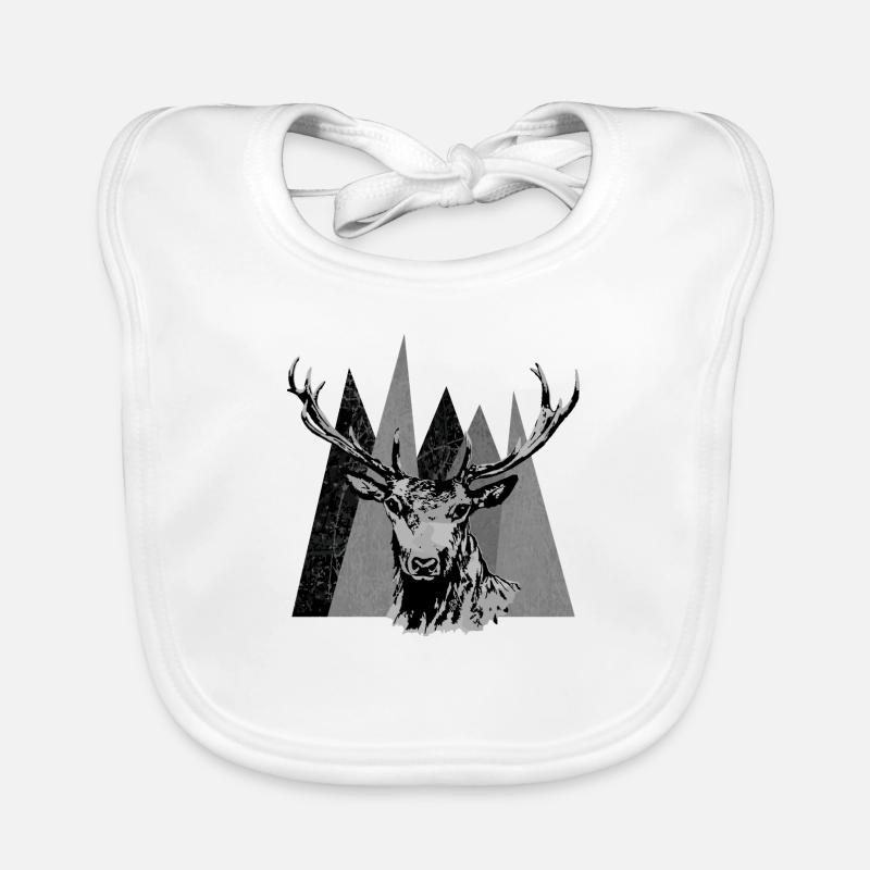 Cerf Bavoir bio Bébé