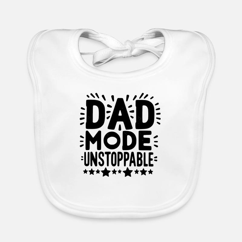 Dad Mode Unstoppable Organic Baby Bibs