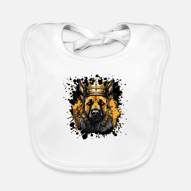 hund tier comic Baby Bio-Lätzchen