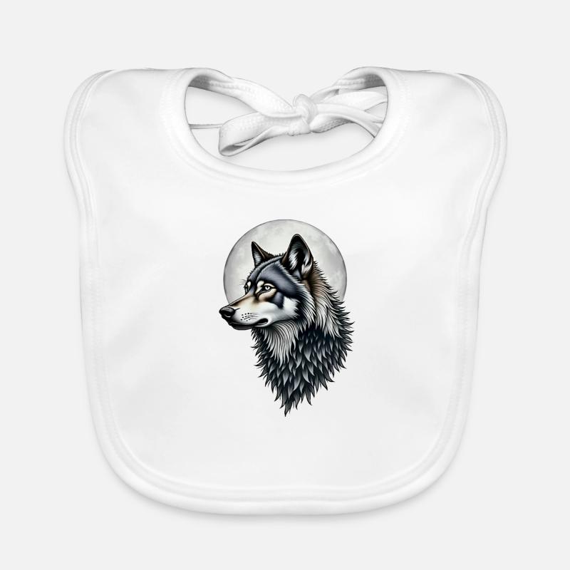 wolf Bavoir bio Bébé