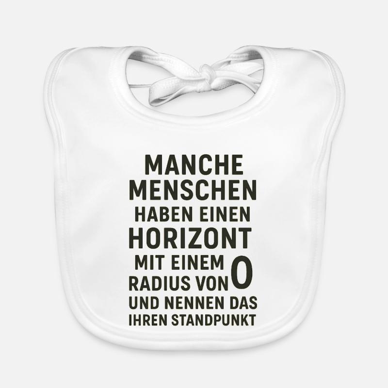 Observation de l’horizon à rayon zéro : Déclaration Bavoir bio Bébé