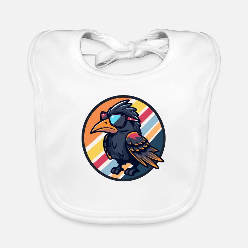 Corbeau Corbeau Cool Bavoir bio Bébé