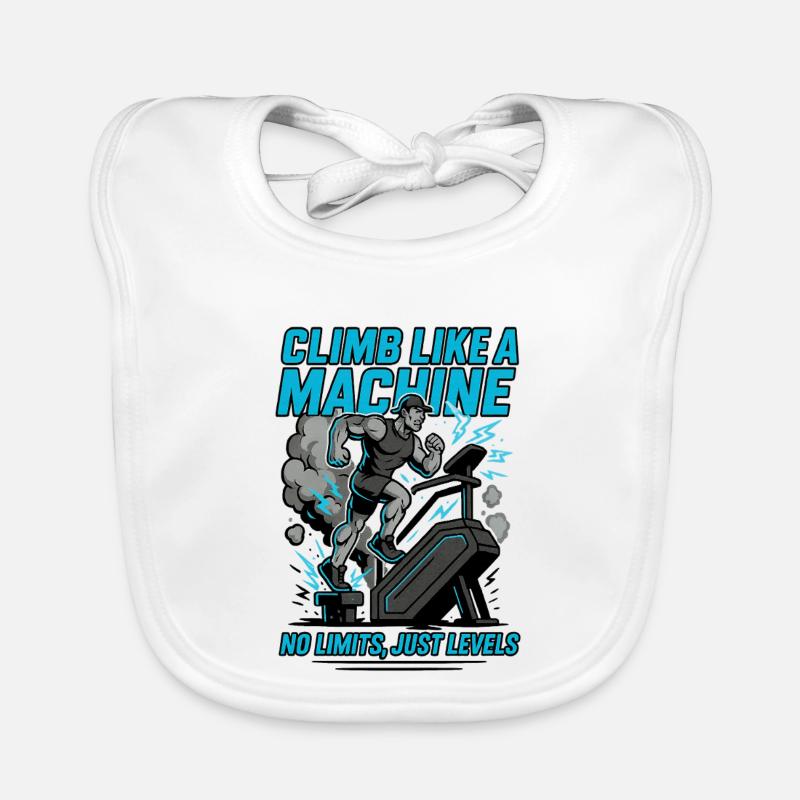 Entraînement Grimpez comme une machine Bavoir bio Bébé