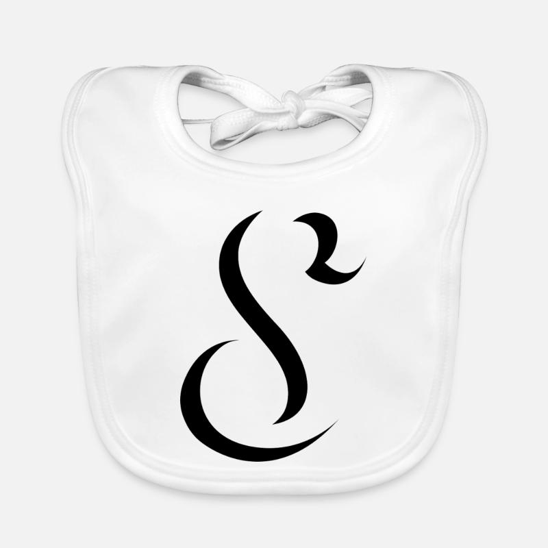 Letter S, Name, der Buchstabe S Baby Bio-Lätzchen