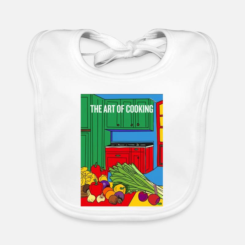 L’illustration de l’art de la cuisine Bavoir bio Bébé