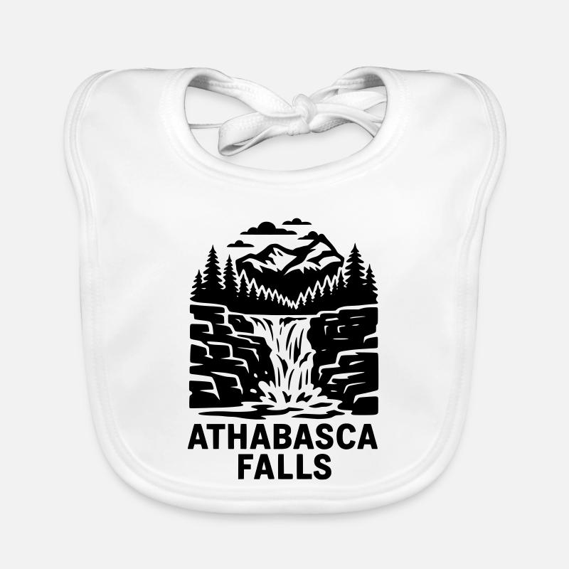 athabasca falls Baby Bio-Lätzchen