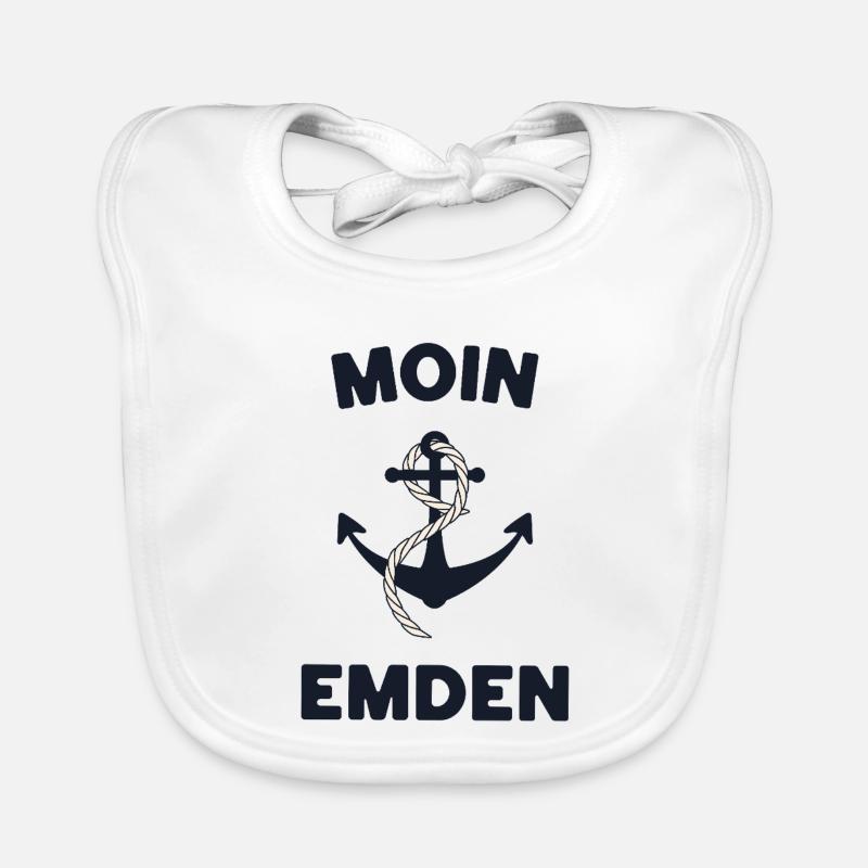 Moin Emden – Conception d’ancres maritimes Bavoir bio Bébé