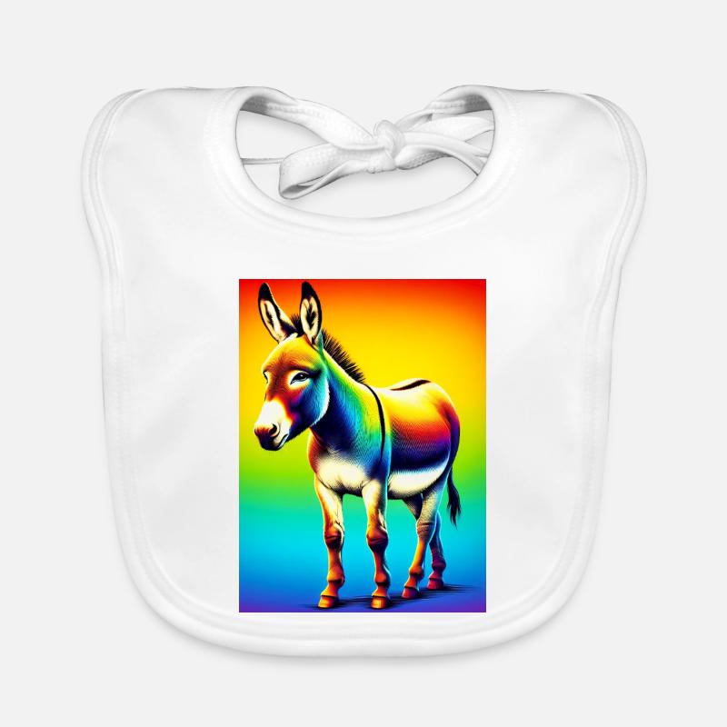 Mule âne Bavoir bio Bébé