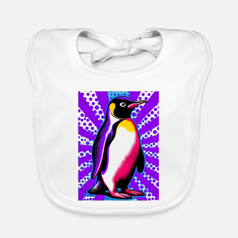 pingouin Bavoir bio Bébé