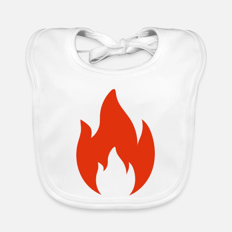 flamme Bavoir bio Bébé