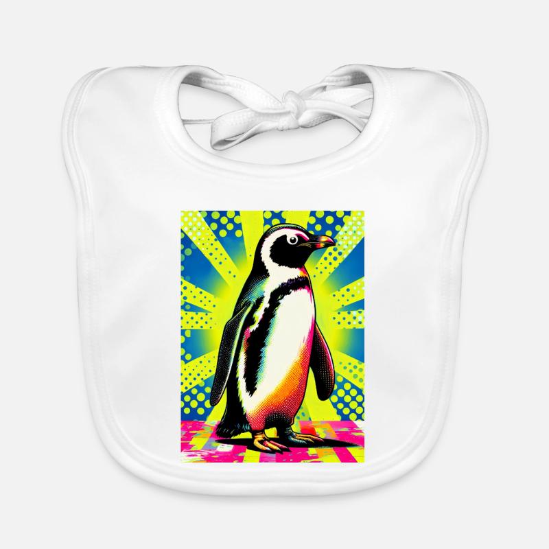 pingouin Bavoir bio Bébé